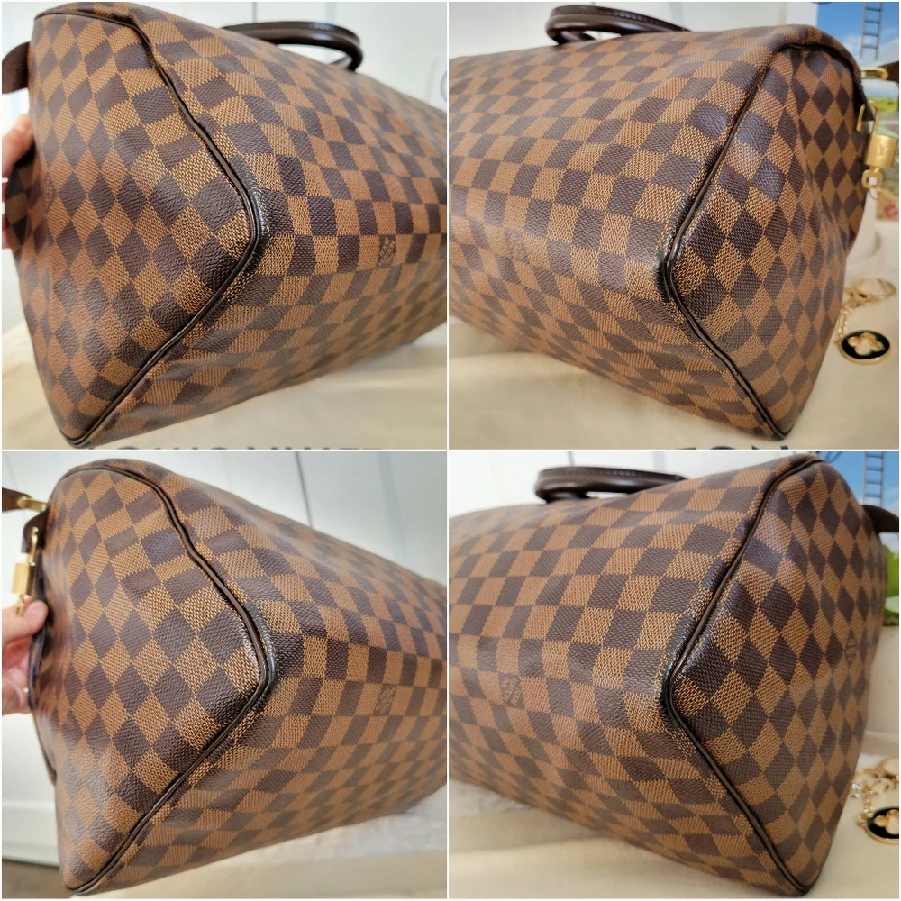 Louis Vuitton Speedy 35 Damier Ebene Handbag